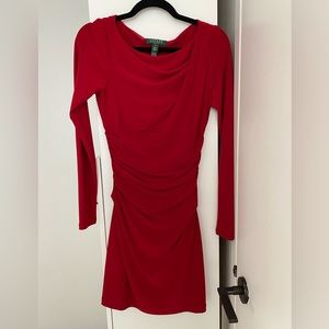 Ralph Lauren, red dress